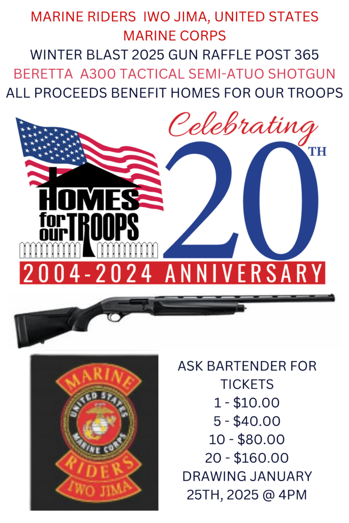 Homes For Our Troops Raffle